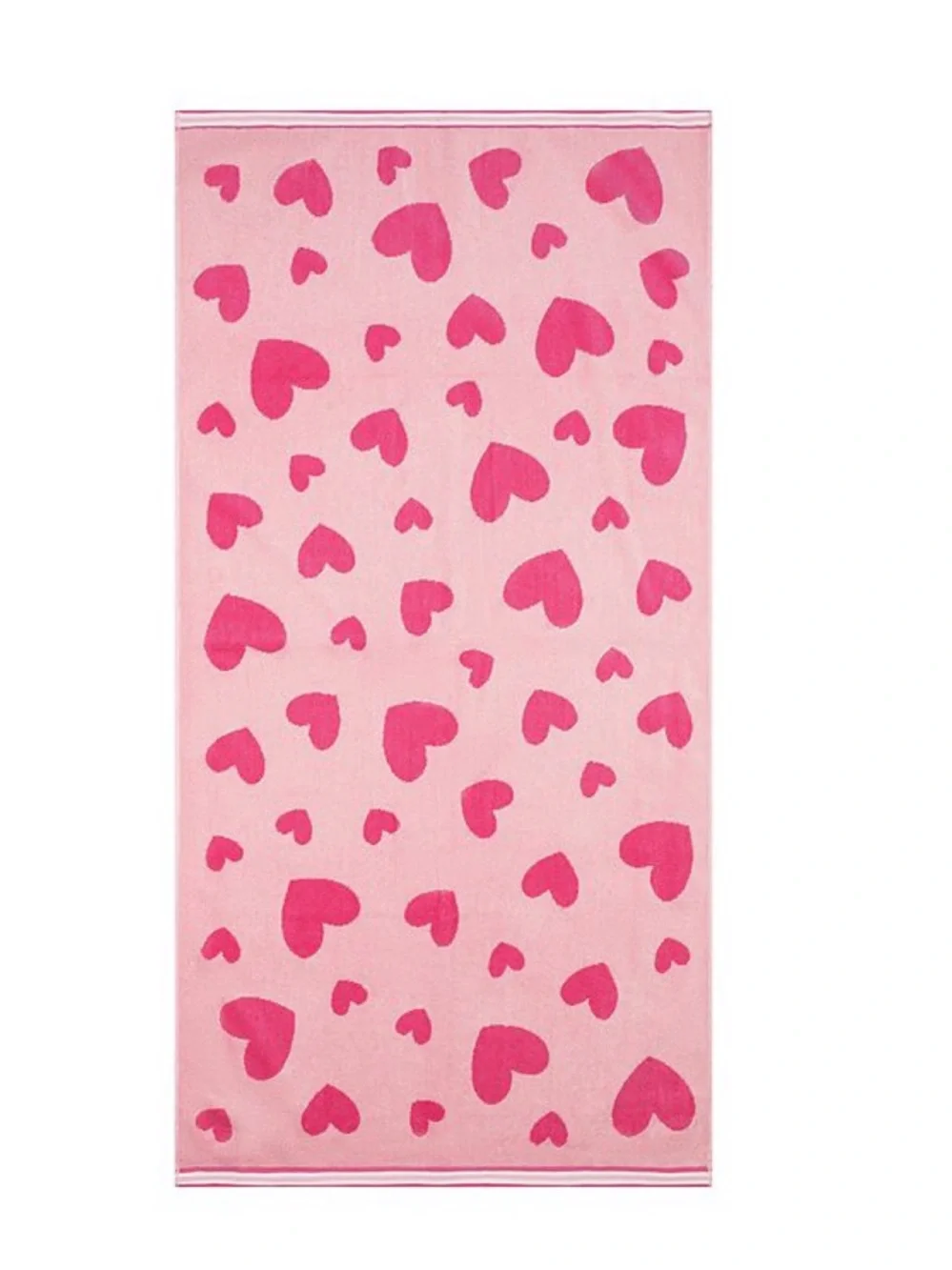 Caro Home Girls Pink Hearts Soft Cotton Towel 6pc Set 2 Bath/ 2 Hand/2 Tip